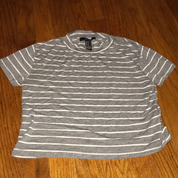 Forever 21 Striped Crop Top - Picture 1 of 3